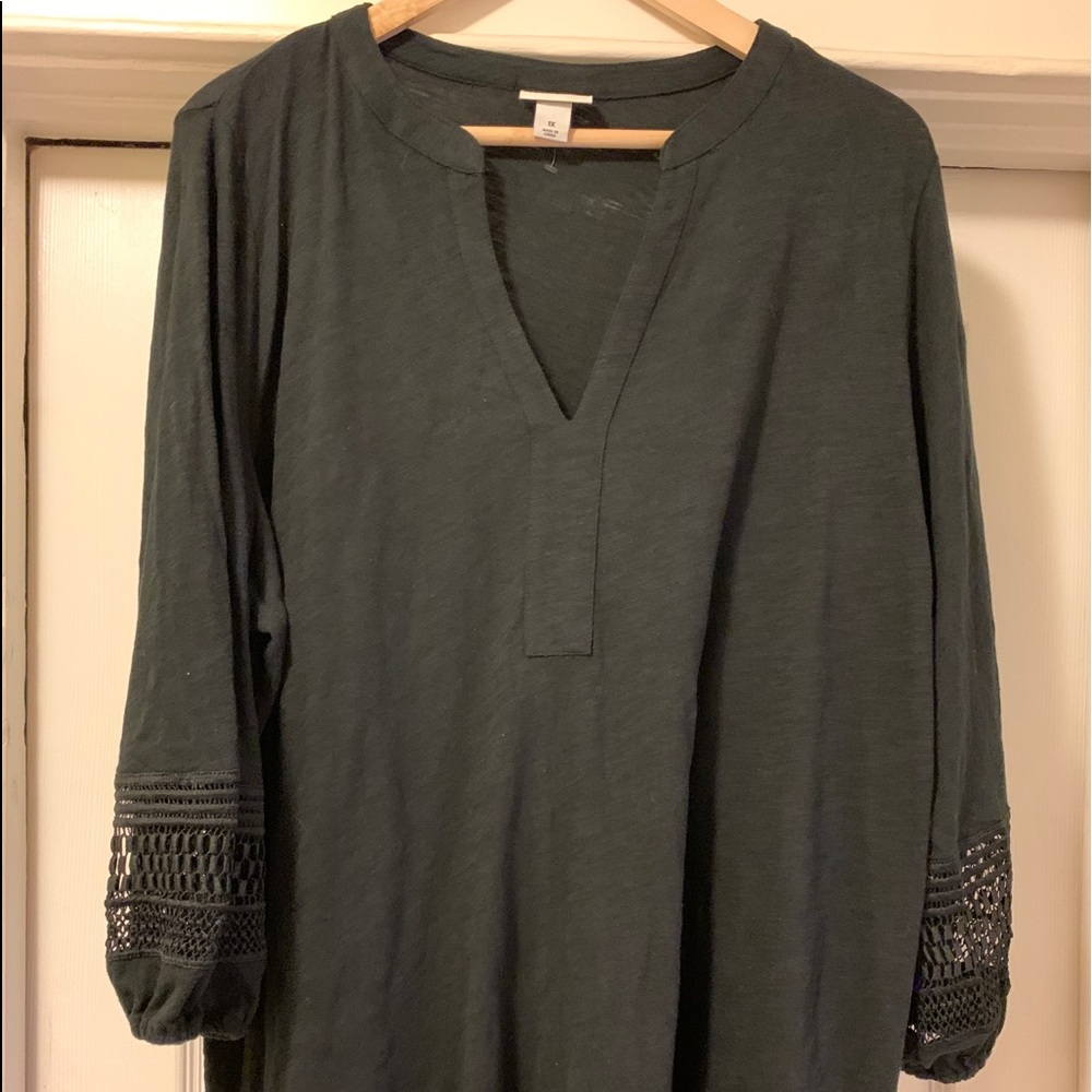 Ava & Viv Plus Size Black Blouse